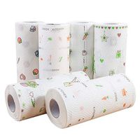 wenyujh 1Roll (80pcs/Roll) Household Kitchen Towels Paper Towels for Oil Absorption Roll Paper Toilet Paper Bulk White