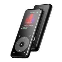 MP3 Player Bluetooth Touch Button,AGPTEK 16GB Digital Music Player, Built-in Speaker, FM Radio, Voice Recorder, E-Book, Support up 128GB, A16ST