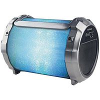 Naxa Electronics NAS-3088 Boomer Impulse Flasher Bluetooth Boombox with LED, Lights Black