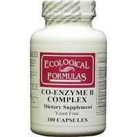 Ecological Formulas - Co-Enzyme B Complex 100 caps [Health and Beauty]