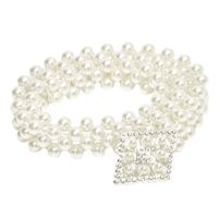 Benficial Fashion Metal Rhinestone Decoration Shiny Waistband Women Party Dress Belt Chain