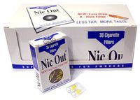 Nic Out Filters For Cigarette Smokers (New Easy Draw 8 Hole Filter System) (20)