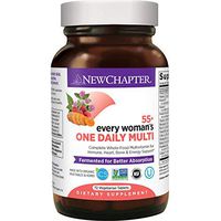 New Chapter Multivitamin for Women 50 plus - Every Woman's One Daily 55+ with Fermented Probiotics + Whole Foods + Astaxanthin + Organic Non-GMO Ingredients - 72 ct