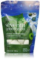 Seventh Generation Auto Dish Packs, Free and Clear, 20 Count