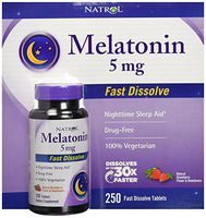 Natrol Melatonin 5 mg, 250 Fast Dissolve Tablets