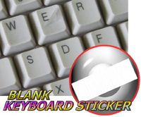 BLANK TRANSPARENT KEYBOARD STICKERS