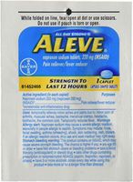 Aleve Individual Sealed 1 Caplet in a Packet (Box of 48 Packets)