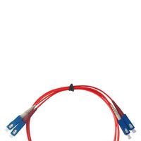 AJW(A.J.WORLD) Fiber Patch Cable(50/125) Multi-Mode Duplex SC to SC (3 Meter, Orange OM1)