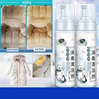 180ML Lemon Dry Cleaning Agent,Multi-Purpose Naturally Fast-Acting Waterless Cleansing for Clothing,Shoes,Bags,Down Jackets