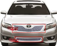 APS Compatible with 10-11 2011 Toyota Camry Stainless Mesh Grille Combo T77635T