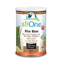 allOne Rice Base Multiple Vitamin & Mineral Powder | Once Daily Multivitamin, Mineral & Whole Food Amino Acid Supplement w/ 6g Protein | 30 Servings