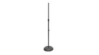 On Stage MS7201B Round Base Microphone Stand, Black