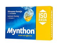 2 Boxes x 85g of Mynthon Sitruuna-Hunaja - Lemon - Honey + vitamin C - Fresh & Effective - Pastilles - Lozenges - Dragees - Drops - Candies - Sweets