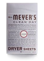 Mrs. Meyers Dryer Sheets in Lavender, 3 Boxes of 80 Sheets