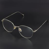 Cyxus Vintage Retro Blue Light Filter Glasses Round Anti Eyestrain Redness Metal Frame (8928T18,Sliver)