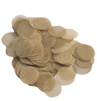 100pcs Brass Tobacco Pipe Bowl Screens Filters for Smoking Pipes 20mm 3/4inch (Gold)