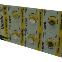 Vinnic Pack de 10 batterys L621F