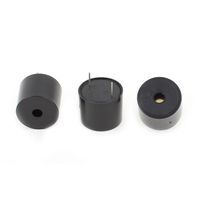 3Pcs Black 23mmx20mm Industrial Electronic Alarm Buzzer DC3-24V