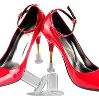 8Pcs/4 Pairs Clear High Heel Protectors Heel Stoppers High Heels Shoe Wear-resistant Covers