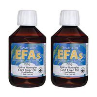 Swanson Pristine Norwegian Cod Liver Oil 7 fl Ounce (200 ml) Liquid (2 Pack)