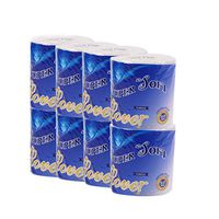 8 Rolls Silky & Smooth Soft Paper Towel, Hollow-out Replacement Professional Series Premium 3-Ply Toilet Paper, Home Table Kitchen Toilet Tissue, Strong and Highly Absorbent Hand Towels for Daily Use