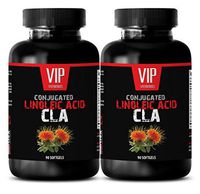 Cla Safflower Oil Dietary Supplement - Conjugated Linoleic Acid CLA - Antioxidant Supplements - 2 Bottles 180 softgels