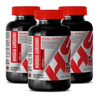 Hoodia Supplement - HOODIA GORDONII Powder 2000 MG - Fat Burner (3 Bottles)