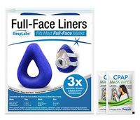 RespLabs Full Face CPAP Mask Liners — [3 Pack] Reusable, Universal, and Super Comfortable