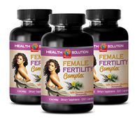 Female libido Enhancement Natural - Female Fertility Complex 1310 Mg - Dietary Supplement - Saw Palmetto Female - 3 Bottles 360 Capsules