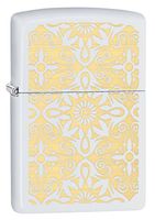 Zippo Classical Curve Pocket Lighter, White Matte