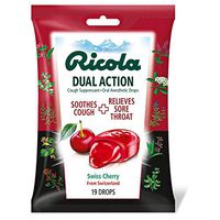 RICOLA Cough Drop,Chery,Dual ACT, 19 CT CASE_12 - Packaging May Vary