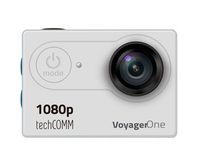 TechComm Voyager One Waterproof Sports Action Camera CMOS Sensor with 21 Accessory Bundle