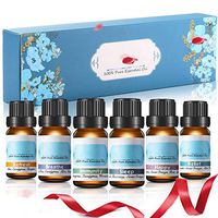 Janolia Essential Oils Blends, Top 6 Essential Oils for Diffuser and Humidifier, Soothing and Natural Fragrance Ingredients