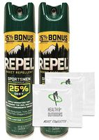Repel Sportsmen Formula 25 Percent DEET, Insect Repellent Aerosol BONUS, 8.125 oz - 2 Count