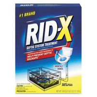 RID-X 80307 Septic System Treatment Concentrated Powder, 19.6 oz, 6/Carton