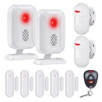 Wsdcam Motion Sensor System - (Operating Range - 900FT | 36 Chime Tunes | 4 Volume Levels | LED Flashing Light)