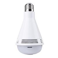 Quanmin Smart VR Panoramic 960P HD 360° Wide Angle Fisheye Wireless Wi-fi E27 LED Bulb IP Camera With Bluetooth For IOS Android APP Remote View Home Security CCTV Camera System