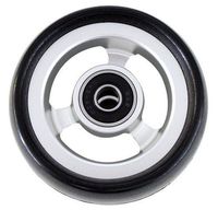 New Solutions CW502 3 x 1.5 in. Aluminum Caster with 0.32 in. Bearings On Black Tires Wheelchair