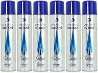Colibri Premium Lighter Butane 6 Pack Refill Fuel 50g/3.04 oz Canister