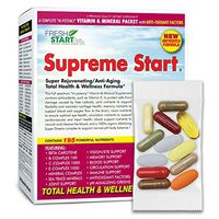 Supreme Start - Complete Daily Vitamin Packet | Multivitamin Supplement with Antioxidants | Anti-Aging + Rejuvenating + Total Health | 30-Day Supply