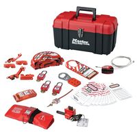 Master Lock 1457VE410KA Personal Safety Lockout Kit, Valve & Electrical Focus
