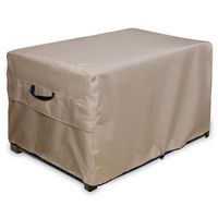 ULTCOVER Patio Deck Box Storage Bench Cover - Waterproof Outdoor Rectangular Fire Pit Table Covers 44 x 28 inch