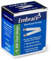 Omnis Health Embrace Blood Glucose Test Strips, 100ct