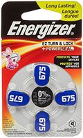 Energizer Size 675 Hearing Aid Battery - 4 ct