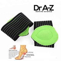 Foot Arch Supports Cushioned Plantar Fasciitis Sleeves 2 Pcs Copper Arch Support Infused Compression for Foot Care, Heel Spurs, Flat Arches Gel Insert - 1 Pair