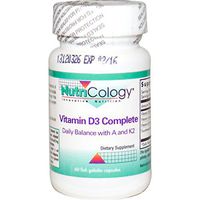 Nutricology - VIT D3 COMPLETE W/ VIT A & K2 60 Capsule