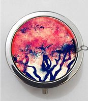 BlackKey Butterfly Tree 3-Compartment Decorative Pocket Gift Box Case Organizer for Pill, Color 1 -785