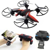 SCUSA USA Distributors Dino Drone with HD Camera Live Video VR Glasses Included Easy to Control with Wearable G-Sensor Remote Control Emulational Altitude Hold - Happy Fly !!