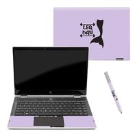 MightySkins Skin Compatible with HP Pavilion x360 14" (2018) - Mermaid Leg Day | Protective, Durable, and Unique Vinyl Decal wrap Cover | Easy to Apply, Remove, and Change Styles | Made in The USA