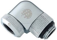 Bitspower Reinforced Rotary G1/ 4 inch 90 Degree Square Multilink Adapter for 12 mm Outer Diameter Brass